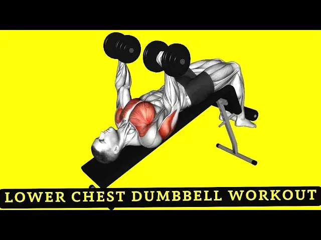 Video thumbnail for 5 Best Lower Chest Dumbbell Exercises