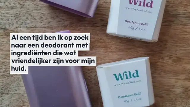 Video thumbnail for Wild refill deodorant – een natuurlijk duurzaam huidproduct