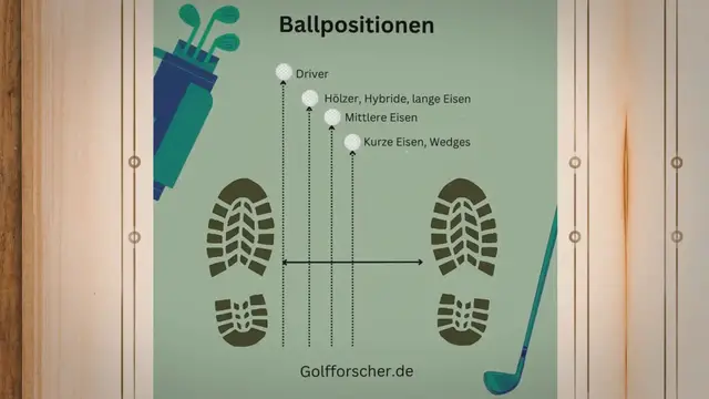 Video thumbnail for Was ist die richtige Ballposition beim Golf?