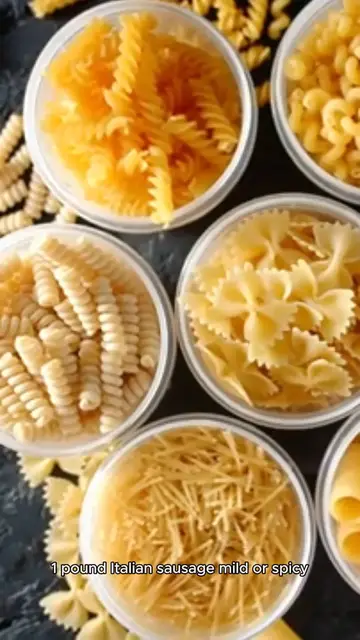 Video thumbnail for sausage and pasta recipe