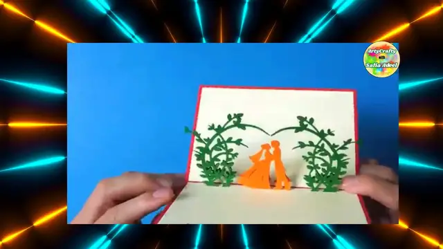 Video thumbnail for Pop Up  Happy Wedding Day Card