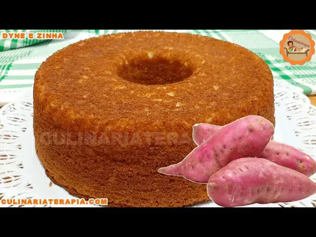 Video thumbnail for Bolo de Batata Muito Fofinho com batata doce, super úmido muito fácil de fazer