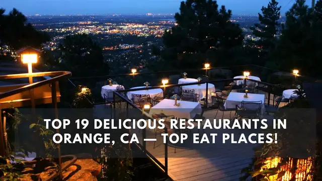 Video thumbnail for Dine in Style: Uncovering the Top Restaurants You Can't Miss in Orange!