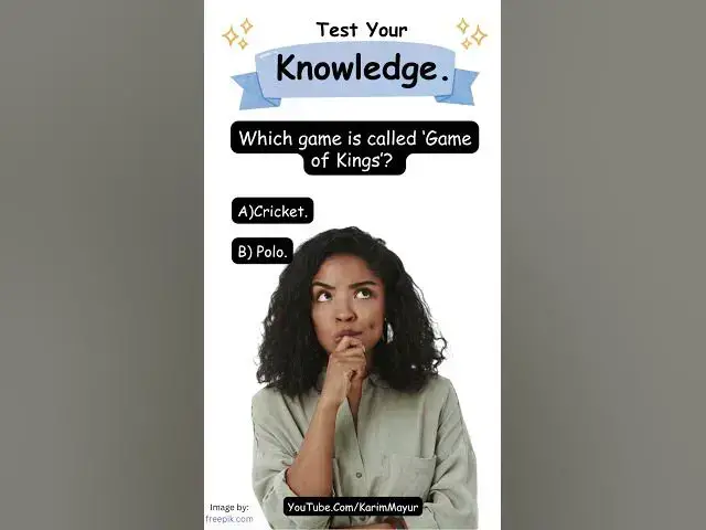 'Video thumbnail for Which game is called Game of Kings? #knowledge #education #youtubeshorts'