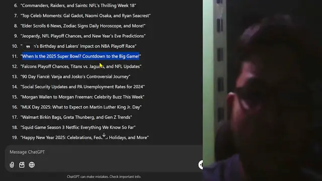 Video thumbnail for When Is the 2025 Super Bowl Countdown to the Big Game!