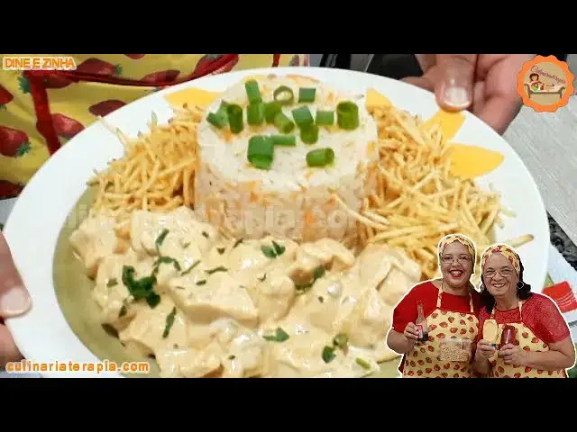 'Video thumbnail for COMO FAZER STROGONOFF DE FRANGO SIMPLES FÁCIL E RÁPIDO COM MOLHO PERFEITO'