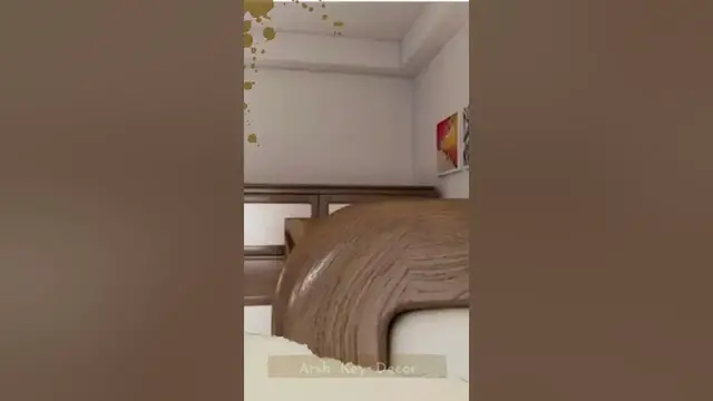 Video thumbnail for Solid Wood Wardrobe Bed Combo | Furniture #shorts