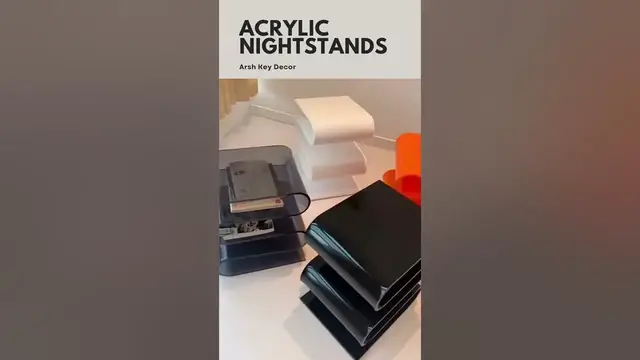 Video thumbnail for Sleek Acrylic Nightstands: Stylish Sofa Side Tables #shorts