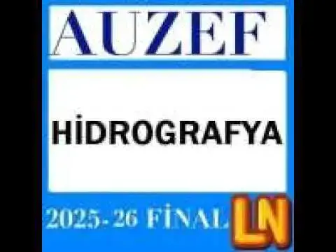 Video thumbnail for Hidrografya 2025-2026 Final Soruları