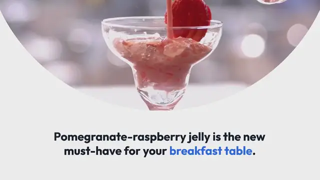 Video thumbnail for Pomegranate raspberry jelly