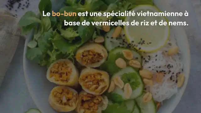 Video thumbnail for Bo-bun végétarien