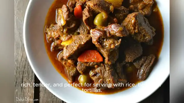 Video thumbnail for carne guisada recipe