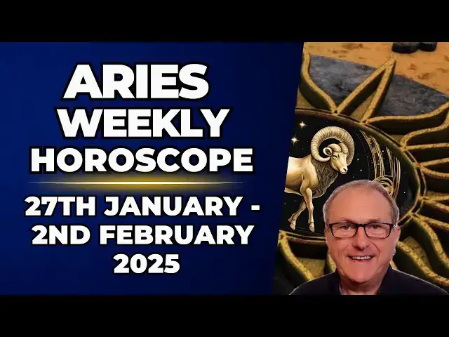 'Video thumbnail for Aries Weekly Horoscope 27th January - 2nd February 2025 + Astrology insights'