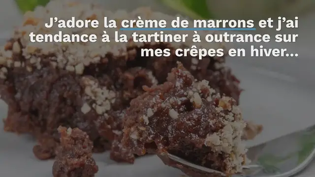 Video thumbnail for Fondant au chocolat et crème de marrons