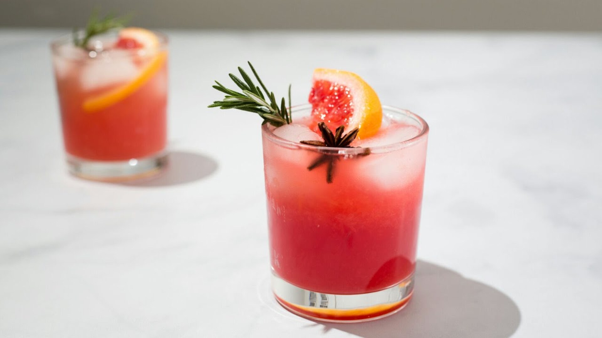 Video thumbnail for Winter Blood Orange Mocktail Recipe