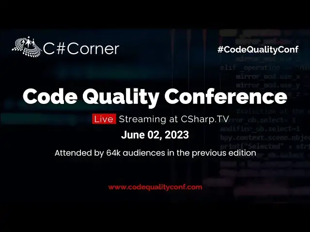'Video thumbnail for Code Quality Conference 2023'