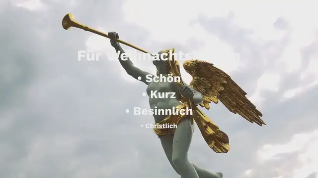 Video thumbnail for 23 Engel Sprüche Für Weihnachten: Kurz, Besinnlich & Christlich