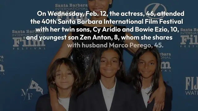 'Video thumbnail for Zoe Saldaña and Her Sons Shine'