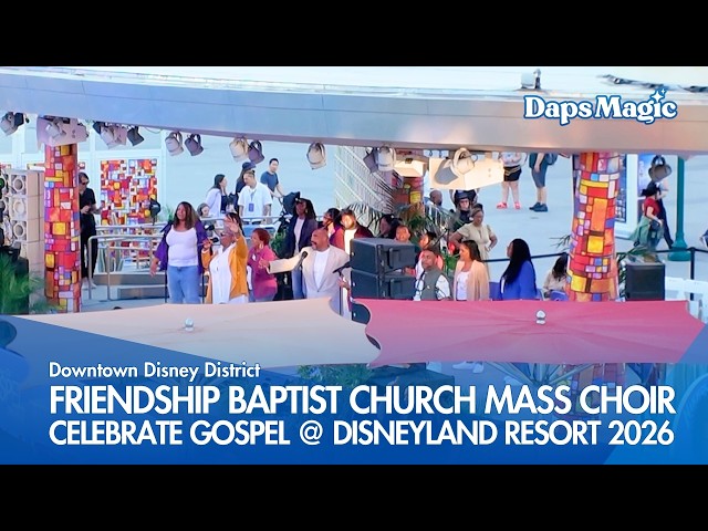 Video thumbnail for Friendship Baptist Church Mass Choir | Celebrate Gospel @ Disneyland Resort 2026 4K