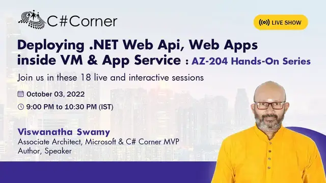 'Video thumbnail for NET Web API, Web Apps inside VM IaaS, and App Service PaaS Ep  3 - AZ 204 Hands On Series'