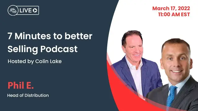 'Video thumbnail for 7 Minutes to better Selling Podcast Ep. 18'