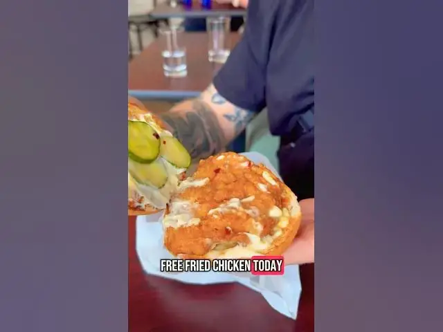 'Video thumbnail for Gluten Free Fried Chicken Sandwiches from Casa 13urger in NYC #food #glutenfree'