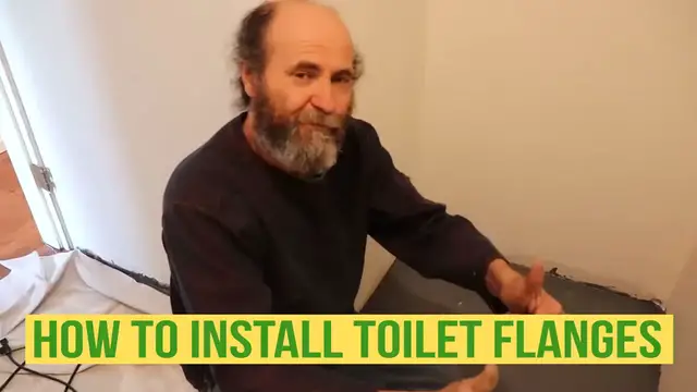 Video thumbnail for HOW TO install TOILET FLANGES ON wood FLOOR