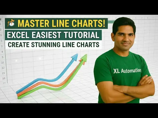 Video thumbnail for How to Create a Line Chart in Excel | How to Create Line Charts in Excel for Data Analysis