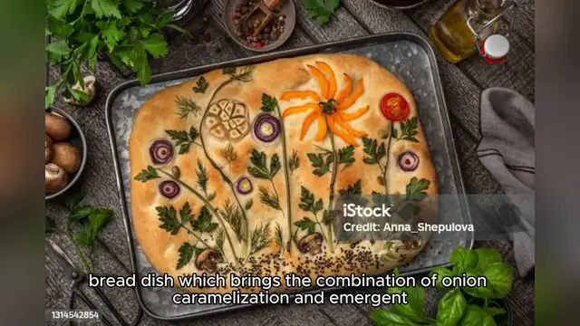 'Video thumbnail for Onion and Cheese Focaccia'
