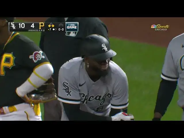 'Video thumbnail for Luis Robert BELTS a Two-Run Single!! | Chicago White Sox | 4/8/2023'