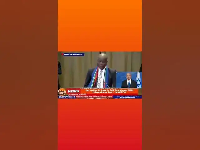 Video thumbnail for Our Action In Gaza In Full Compliance With International Law - Israeli Pm ~ OsazuwaAkonedo