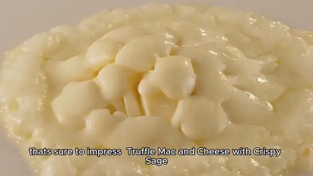 Video thumbnail for Truffle Mac and Cheese with Crispy Sage