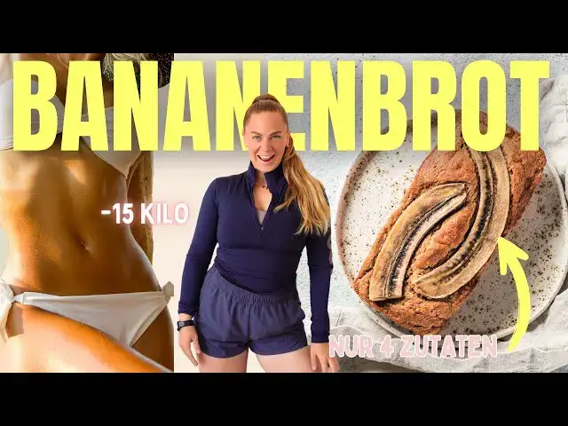 Video thumbnail for Zuckerfreies Bananenbrot mit Haferflocken & zum abnehmen! Schnell, schokoladig & saftig