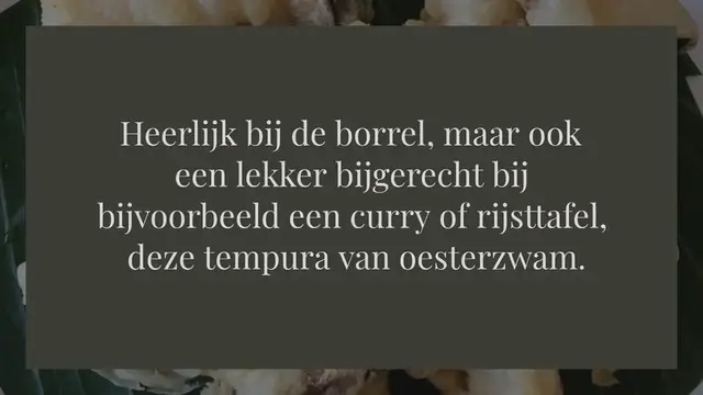 Video thumbnail for Crispy_Oyster_Mushroom_Tempura_Recipe