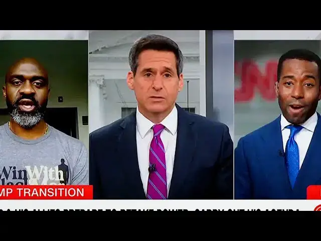 Video thumbnail for CNN Anchor Cuts To Commercial After Brawl Ensues On Set