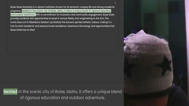 Video thumbnail for Boise State University is a vibrant institution known for its dynamic campus life and strong academic programs. Nestled in the scenic city of Boise, Idaho, it offers a unique blend of rigorous education and outdoor adventure. With a commi