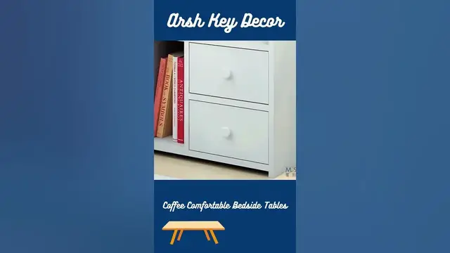 Video thumbnail for Coffee Comfortable Bedside Table | Furniture #shorts