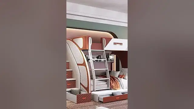 Video thumbnail for Double Decker Bedtime | Kids Bunk Bed | Furniture #shorts