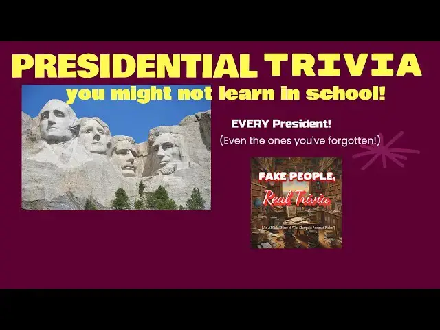 Video thumbnail for Trivia about ALL U.S.  Presidents you MIGHT NOT learn in school!