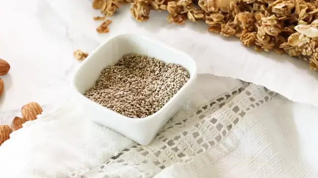 Video thumbnail for HEAVENLY Healthy Vanilla Almond Granola w  White Chocolate Recipe   BETTER Than Store Bought  (720P HD)