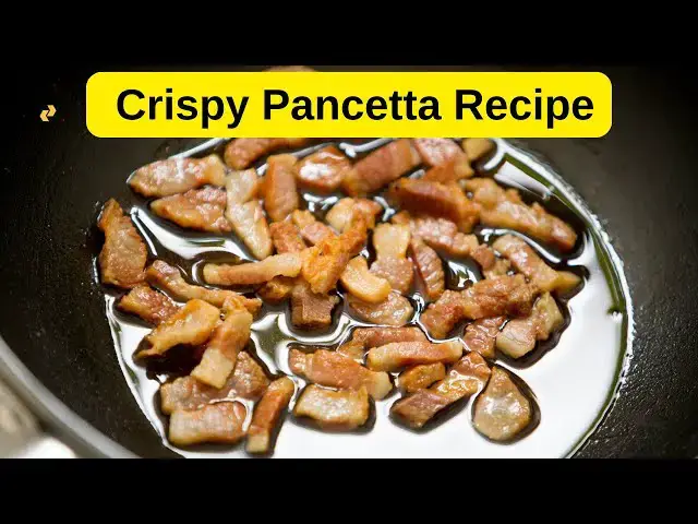 Video thumbnail for Crispy and Savory Pancetta Recipe: The Perfect Italian Touch for Any Dish