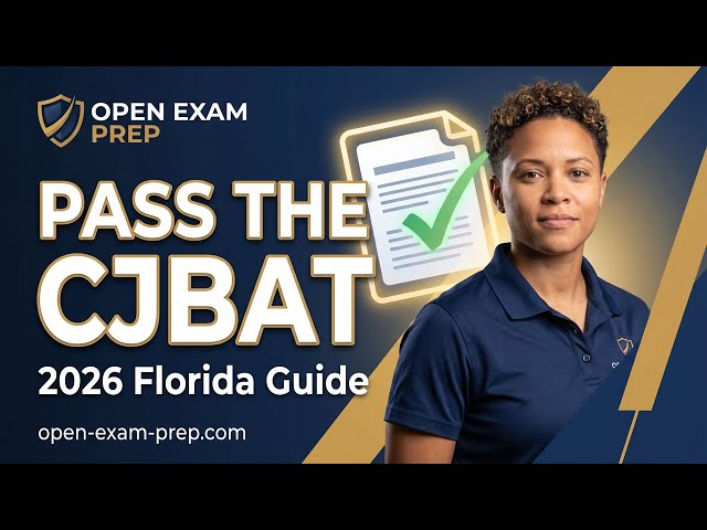 Video thumbnail for How to Pass the Florida CJBAT in 2026 (For LEO & Corrections)