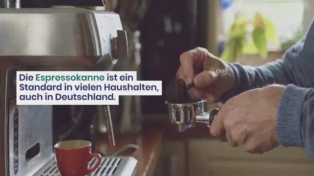 Video thumbnail for Kaffee kochen mit der Espressokanne: Schritt-für-Schritt-Anleitung