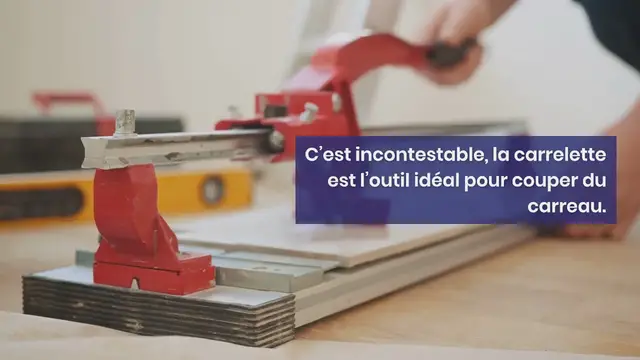 Video thumbnail for Comment couper du carrelage sans carrelette ?