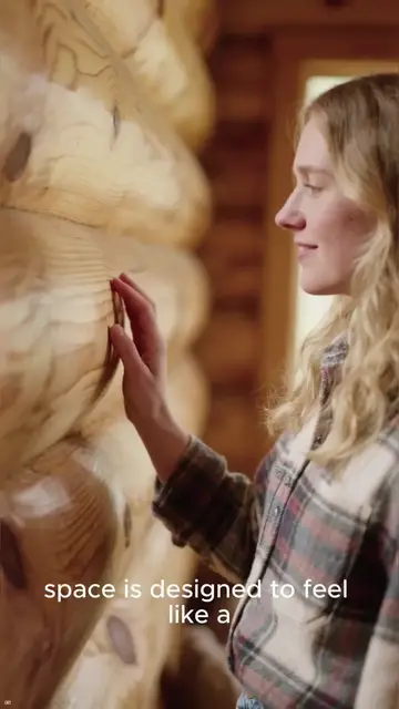 Video thumbnail for Rustic Cabin Retreat! #tinyhome #home #interiordesign #minimalistliving #homedesign