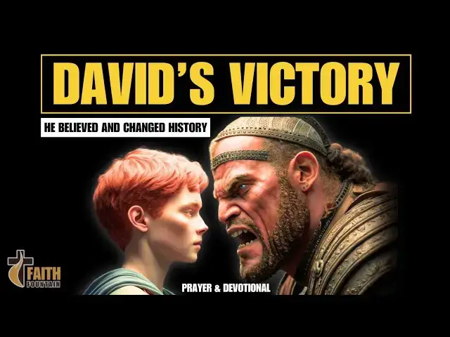 Video thumbnail for PRAYER OF DAVID | HE HAD VICTORY OVER HIS GIANT PROBLEM | A LESSON OF FAITH AND ATTITUDE