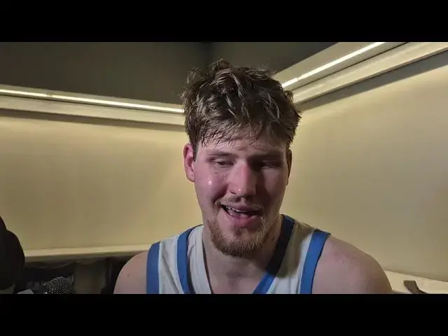 Video thumbnail for #UNC postgame interviews with Caleb Wilson, Derek Dixon and Henri Veesaar