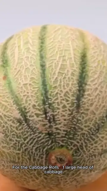 'Video thumbnail for recipe for stuffed cabbage'
