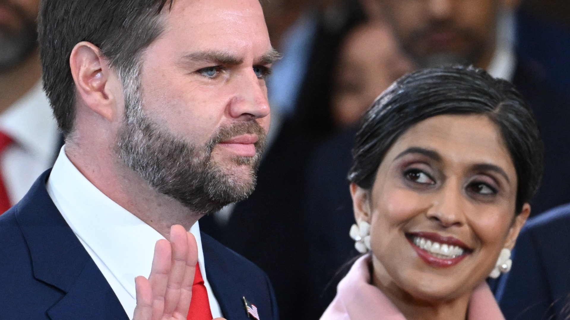 Video thumbnail for JD Vance's Baby No. 4 Comment Reinforces Speculation He's Rarely In Sync With Usha