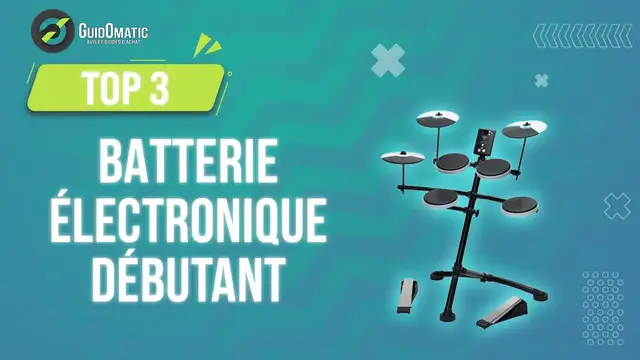 Video thumbnail for ⭐️ TOP 3 : BATTERIE ÉLECTRONIQUE DÉBUTANT 2023